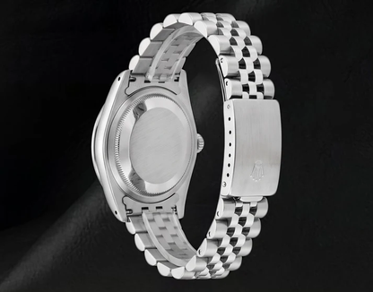 Rolex 6916 Datejust 26mm Red Diamond Dial Stainless Steel Diamond Bezel Watch