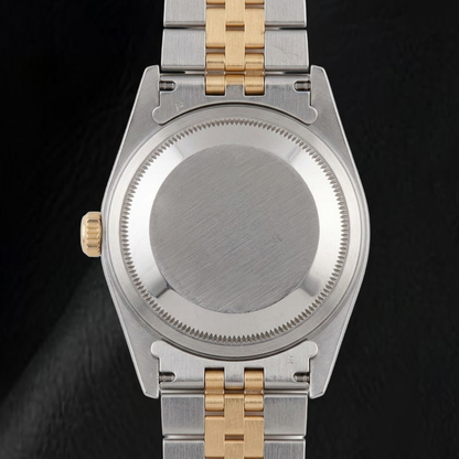 Rolex 6917 Datejust 26mm Champagne Baguette Diamond Dial Two Tone Watch