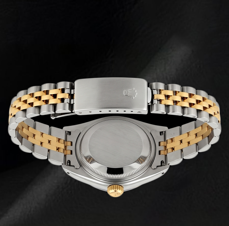 Rolex 6917 Datejust 26mm Red Diamond Dial Diamond Two Tone Watch