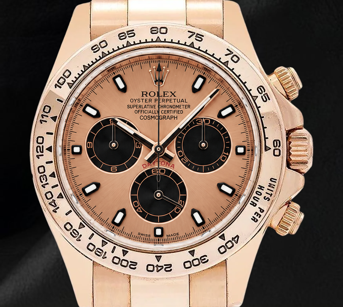 Rolex Cosmograph Daytona 116505 40mm Champagne Dial Rose Gold Watch