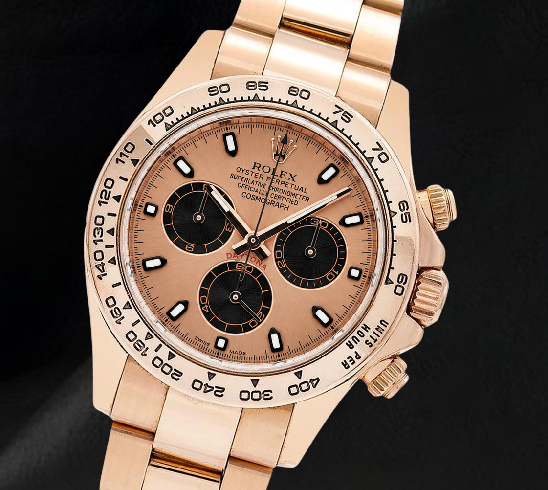 Rolex Cosmograph Daytona 116505 40mm Champagne Dial Rose Gold Watch