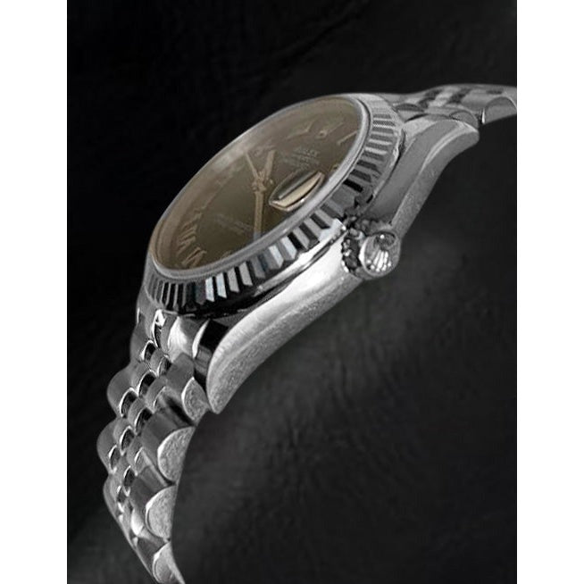 Date-just 31mm Blue Roman Dial