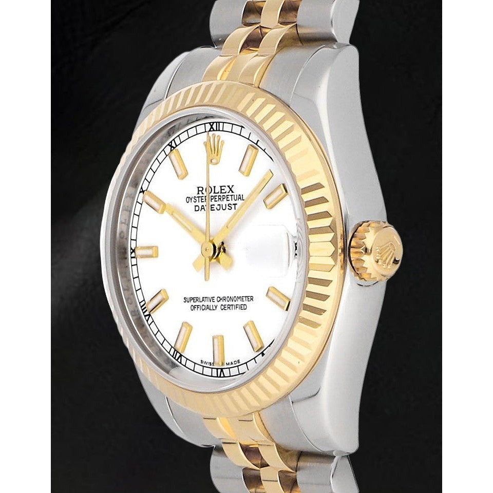 Rolex Date-just 31mm Luminous Jubilee Bracelet Watch
