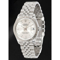 Rolex Date-just 31mm Silver Luminous Women Watch