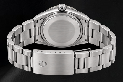 Rolex Date 1500 34mm Silver Stick Dial Stainless Steel Watch