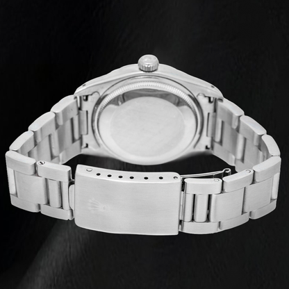 Rolex Date 1500 White Roman Dial 34mm Stainless Steel Watch