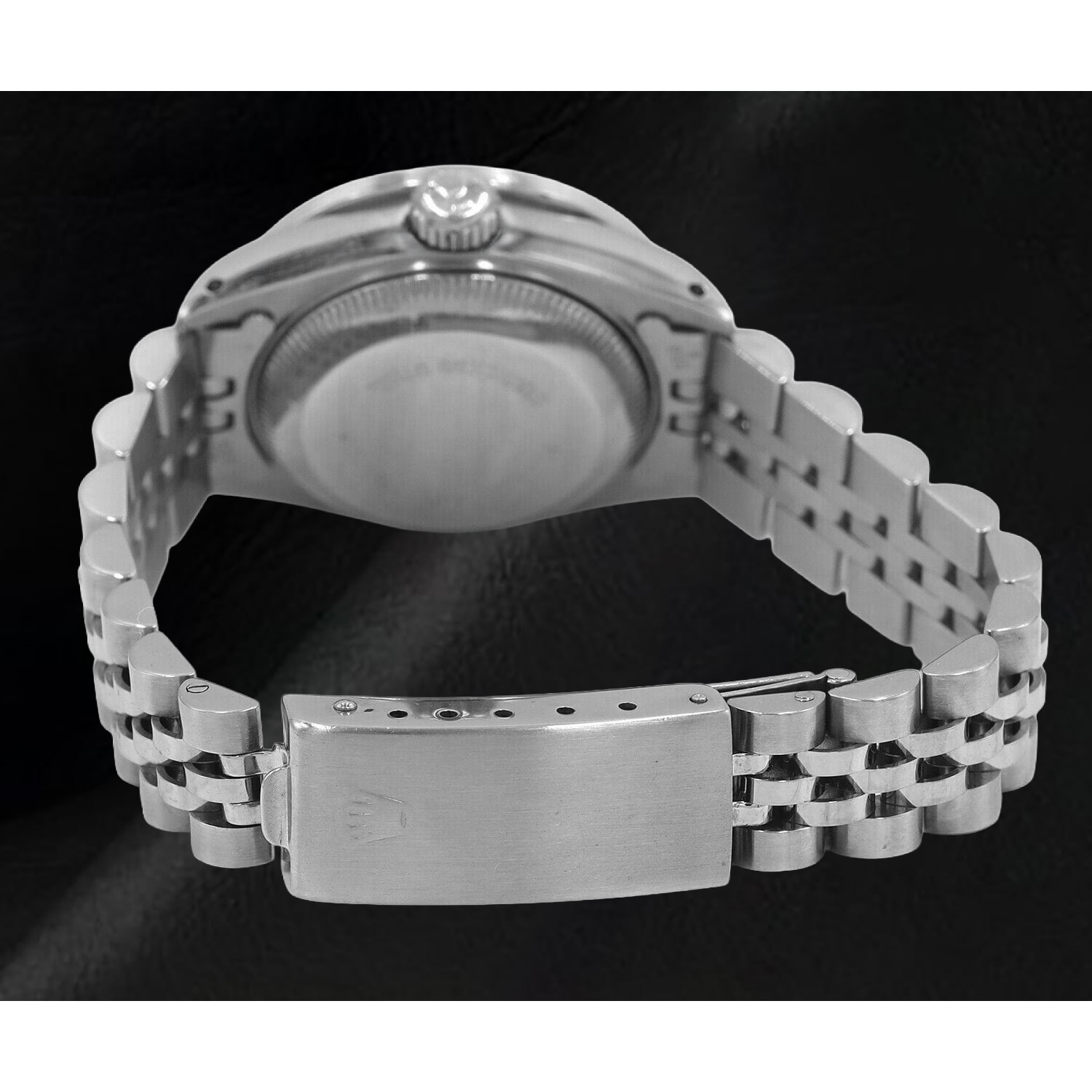 natural round diamond 1ct watch profile view