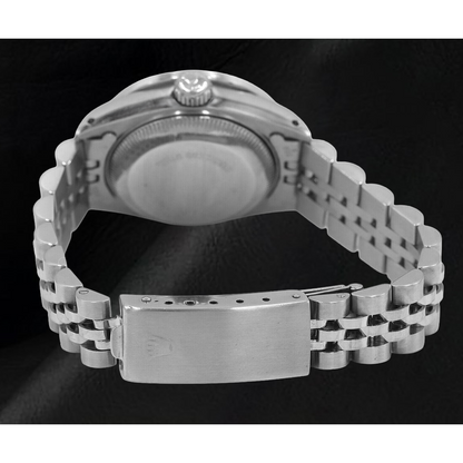 natural round diamond 1ct watch profile view