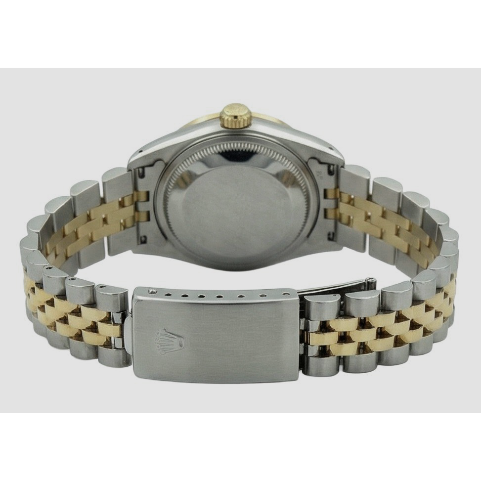 Rolex Date Just Lady Watch Stick Dial Ss & Yellow Gold