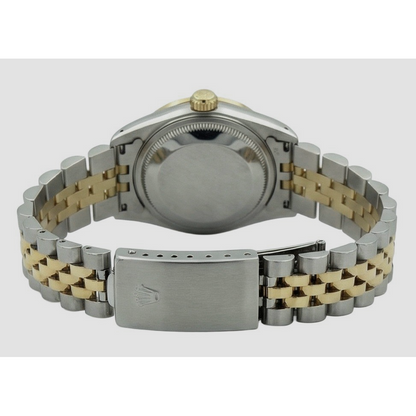Rolex Date Just Lady Watch Stick Dial Ss & Yellow Gold