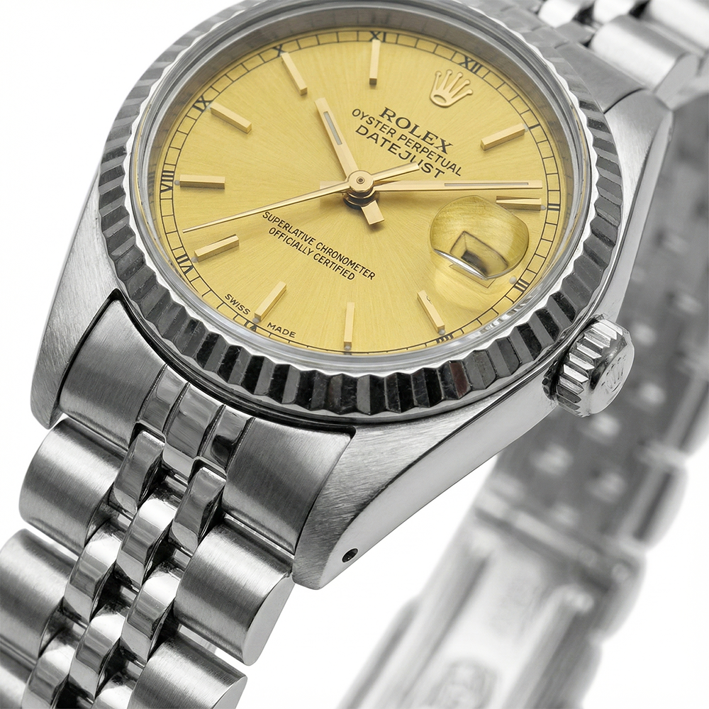 Rolex Date Just Watch Lady Dial Rolex Ss Jubilee Datejust