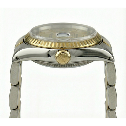 Rolex Date Watch Ladies Rolex Arabic Dial Two Tone