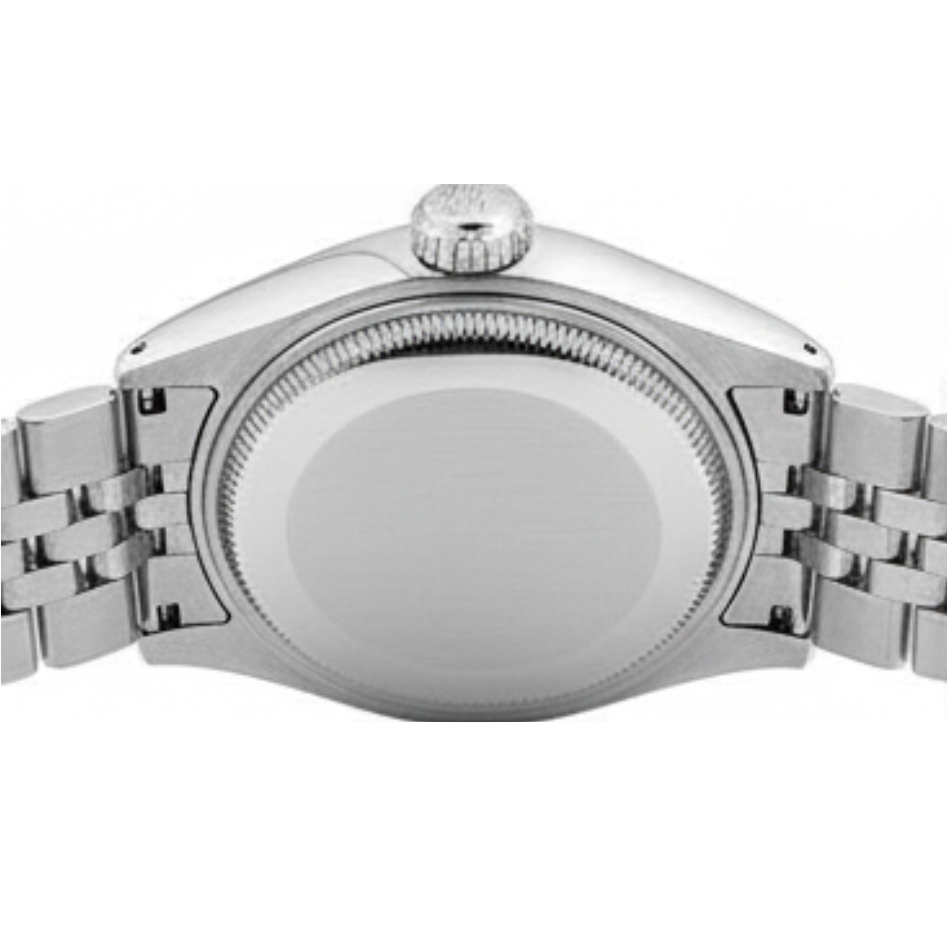 Rolex Date Watch Stainless Steel Jubilee Black Stick Dial  Bezel