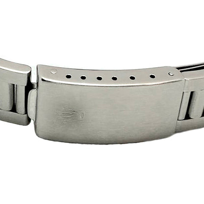 Rolex Date White Mother of Pearl Diamond Dial  34 mm Stainlesss Steel Watch