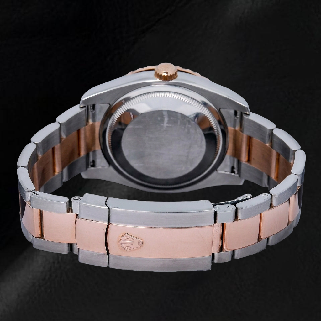 Rolex Datejust 116231 36mm Pink Jubilee Diamond Dial Two Tone Oyster Bracelet Watch
