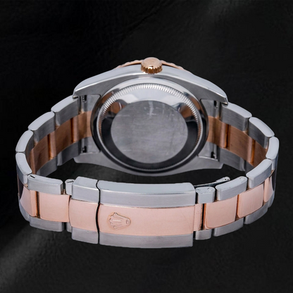 Rolex Datejust 116231 36mm Pink Jubilee Diamond Dial Two Tone Oyster Bracelet Watch