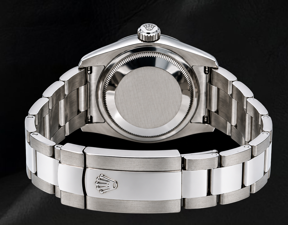 Rolex Datejust 116234 36mm Pink Mother of Pearl Diamond Dial Stainless Steel Watch