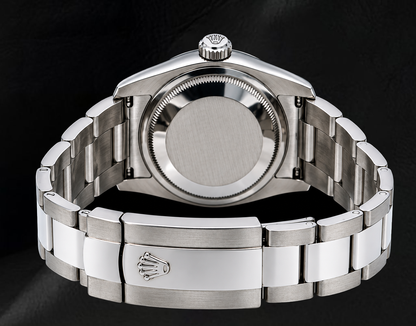 Rolex Datejust 116234 36mm Pink Mother of Pearl Diamond Dial Stainless Steel Watch