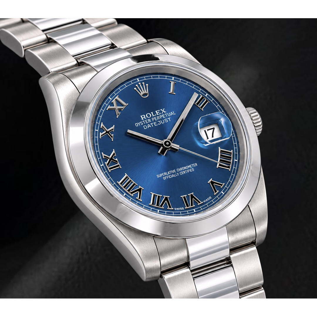 Rolex Datejust 116300 41mm Blue Roman Dial Stainless Steel Watch