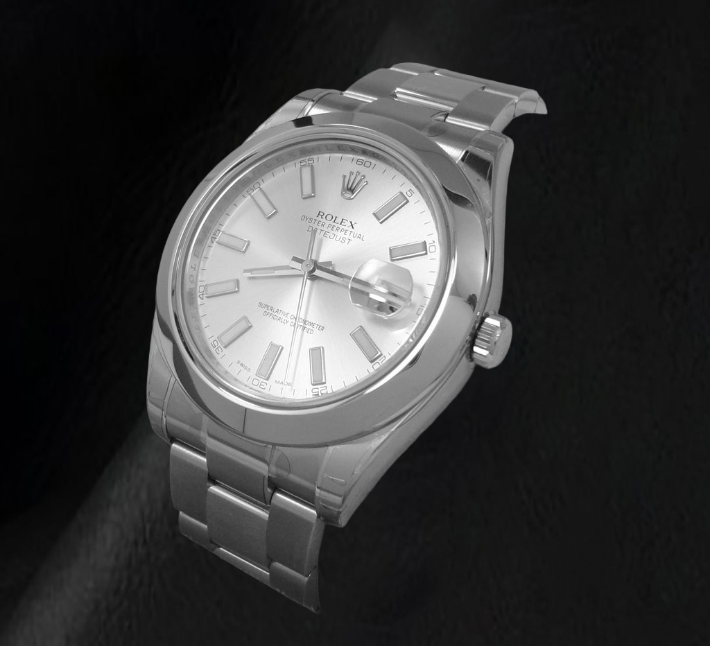 Rolex Datejust 116300 41mm Silver Stick Dial Stainless Steel Watch