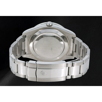 Rolex Datejust 116300 41mm White Mother of Pearl Roman Diamond Dial Stainless Steel Watch