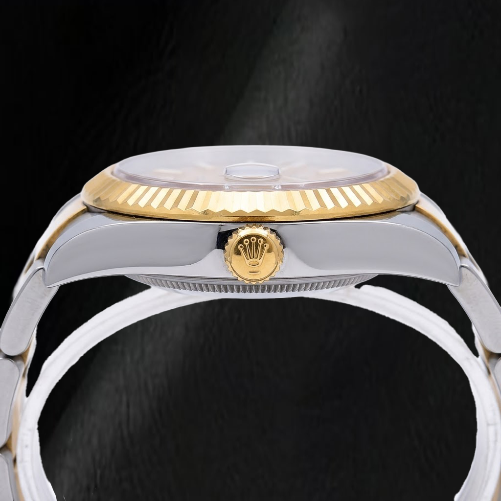 Rolex Datejust 116333 41mm Champagne Stick Dial Two Tone Watch
