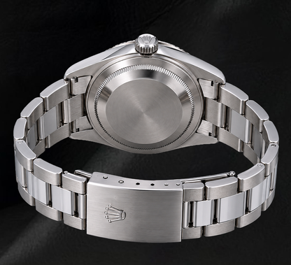 Rolex Datejust 116334 41mm Silver Diamond Dial White Gold Fluted Bezel Watch