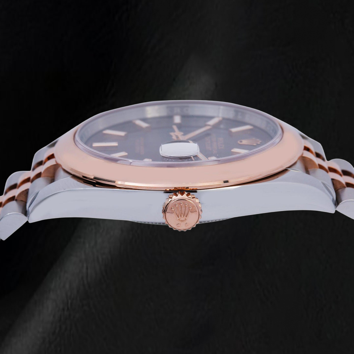 Rolex Datejust 126301 Chocolate Stick Dial 41mm Two Tone Watch