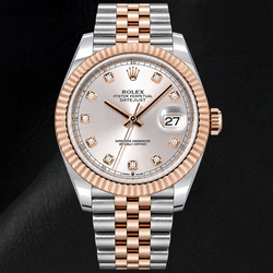 Rolex Datejust 126331 41mm Sundust Diamond Dial Two Tone Watch