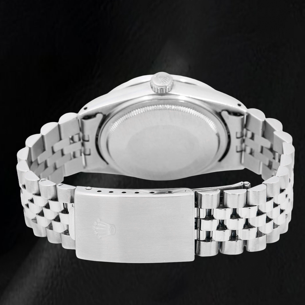 Rolex Datejust 16014 36mm Ice Blue String Diamond Dial Stainless Steel Watch