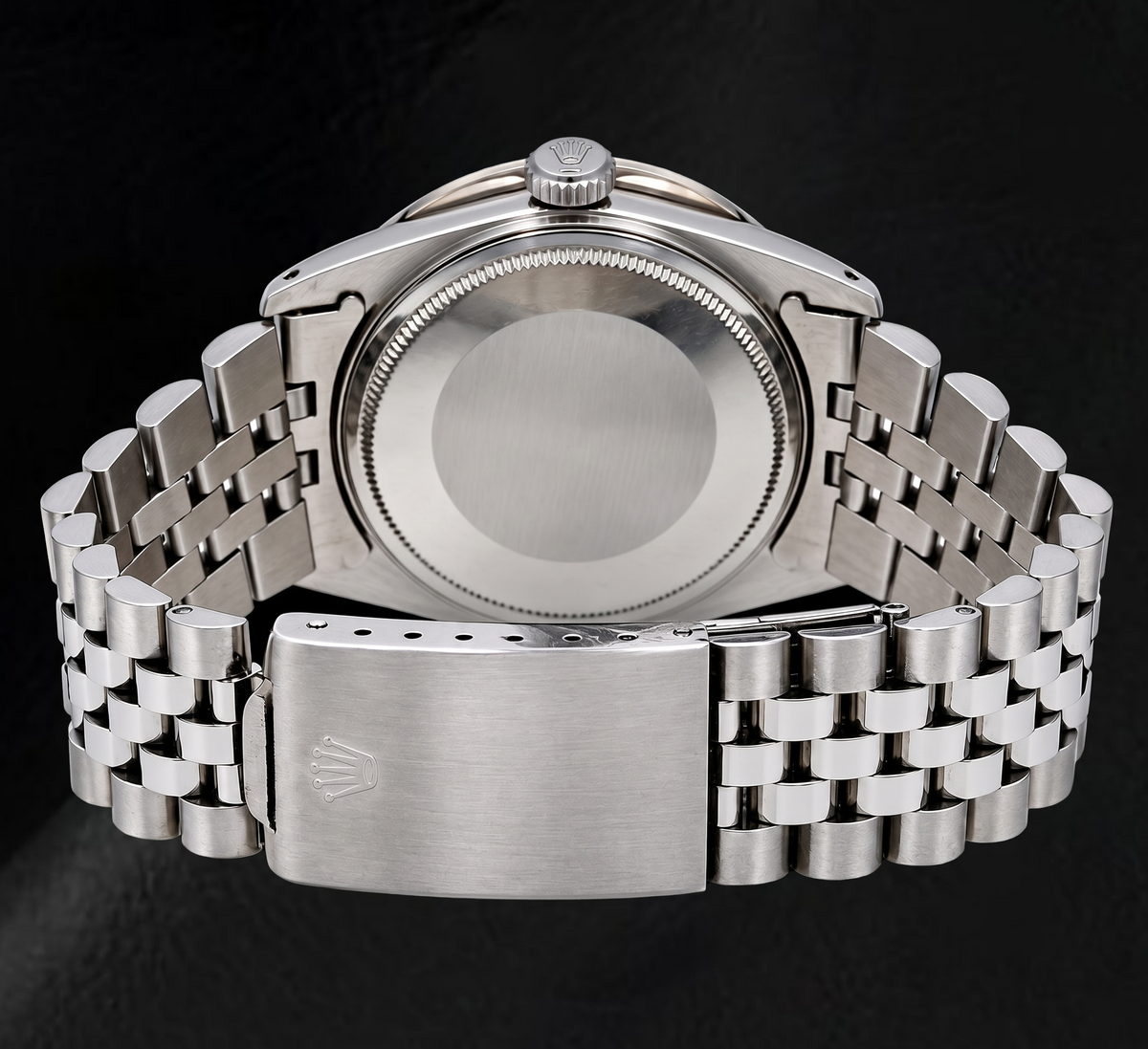 Rolex Datejust 1601 36mm Gray String Diamond Dial Stainless Steel Watch