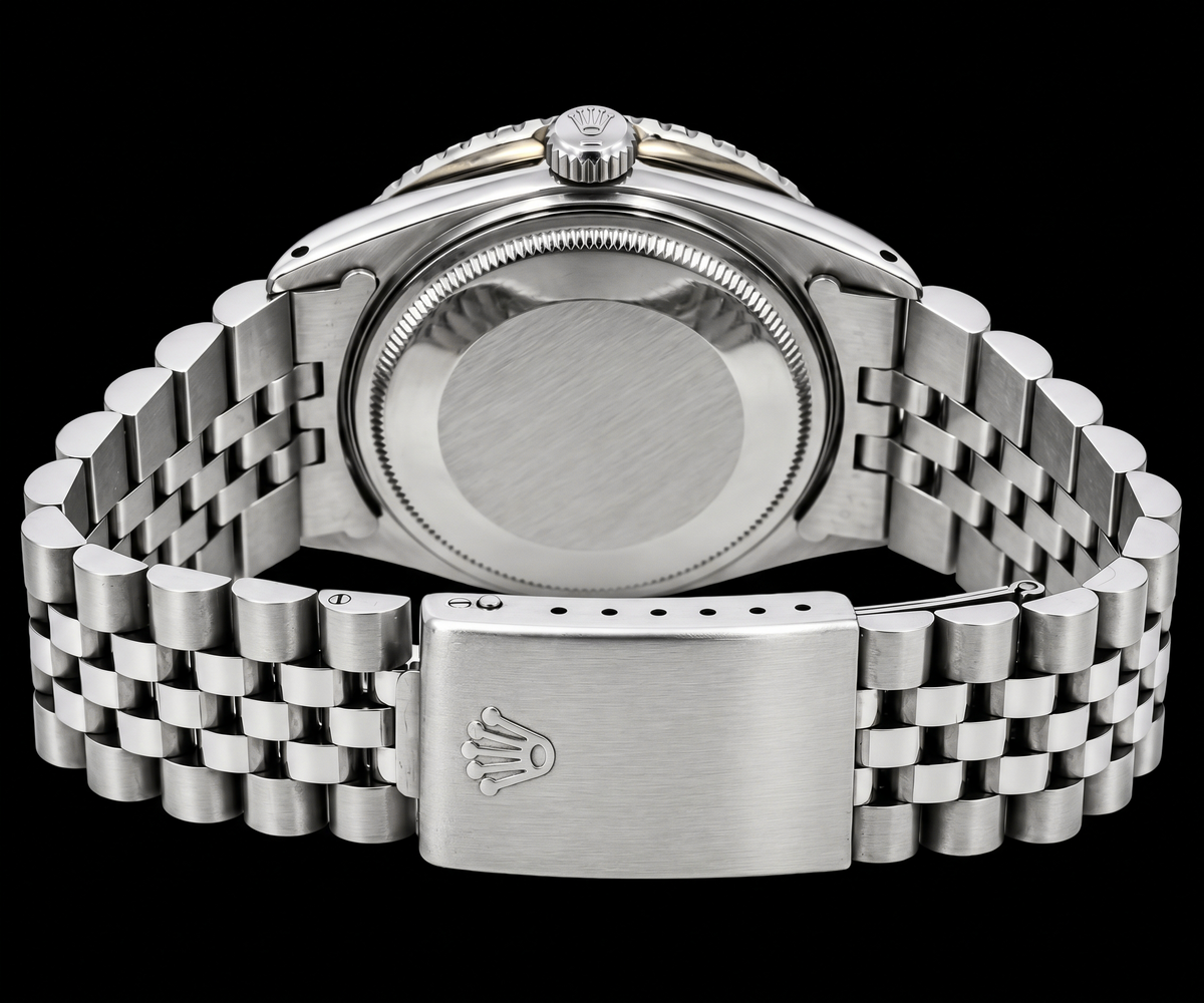 Rolex Datejust 1601 36mm Green Roman Diamond Dial Stainless Steel Watch