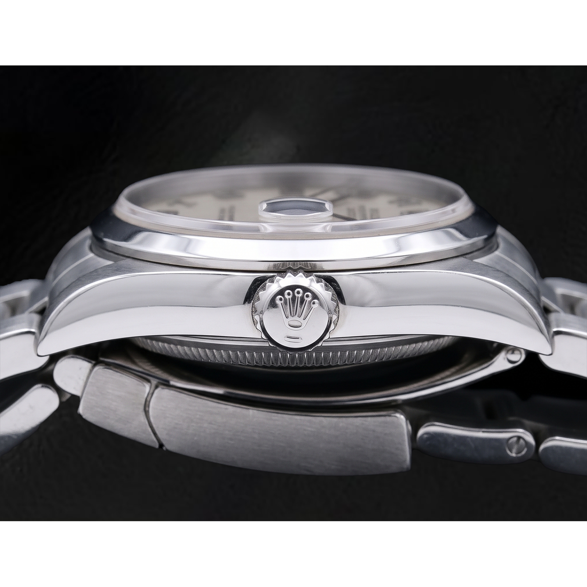 Rolex Datejust 16200 36mm White Arabic Dial Stainless Steel Watch