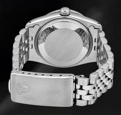 Rolex Datejust 16200 36mm White Diamond Dial Stainless Steel Watch