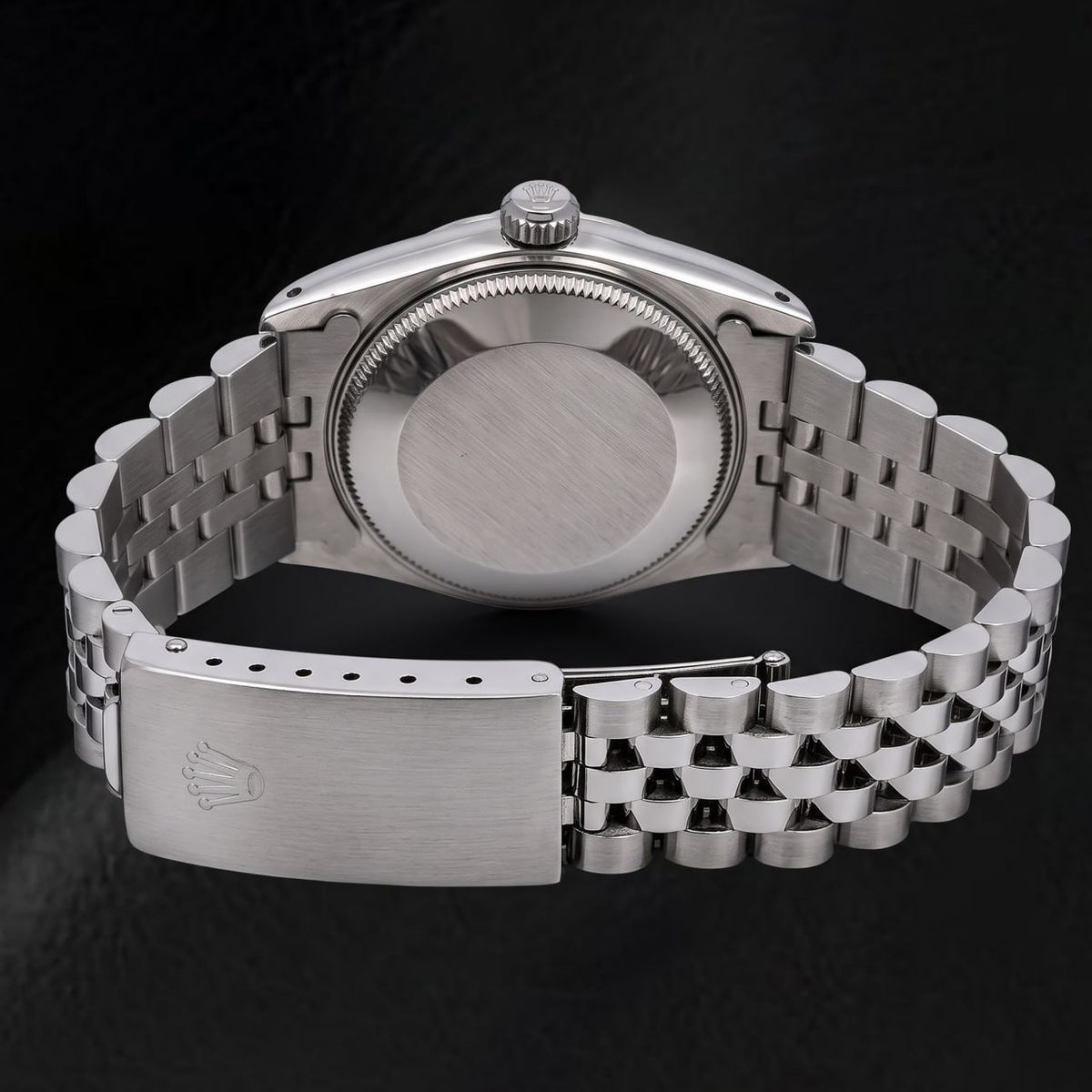 Rolex Datejust 16200  36mm White Mother of Pearl Diamond Dial Stainless Steel Watch 