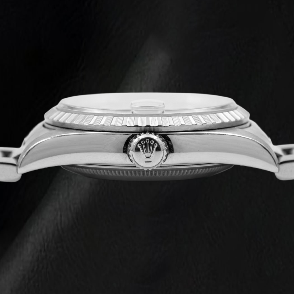Rolex Datejust 16220 36mm Silver Stick Dial Stainless Steel Watch Oyster Bracelet