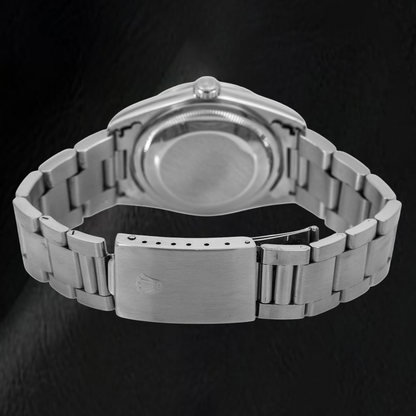 Rolex Datejust 16220 36mm Silver Stick Dial Stainless Steel Watch Oyster Bracelet