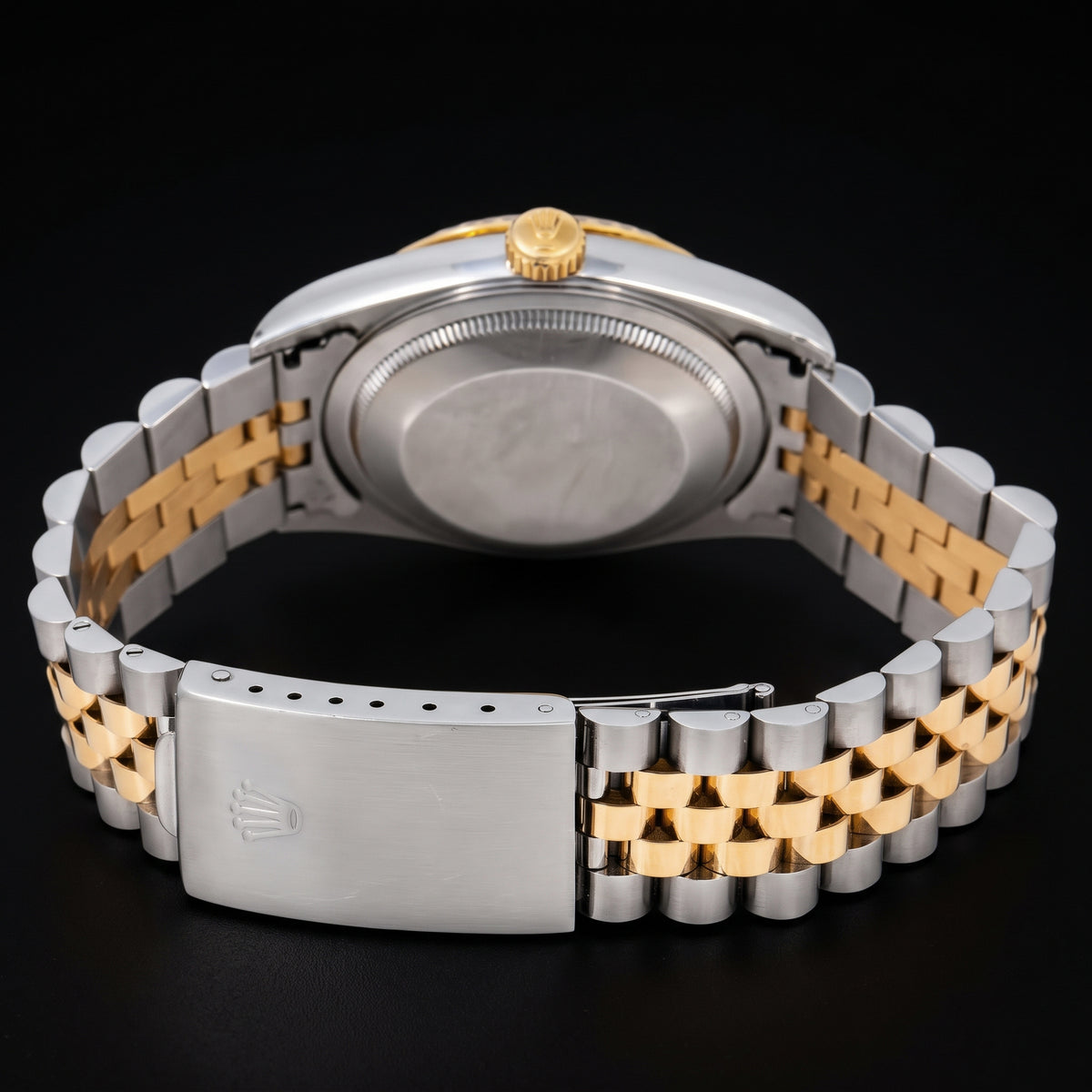 Rolex Datejust 16233 36mm Rainbow Eastern Arabic Diamond Dial Two Tone Watch
