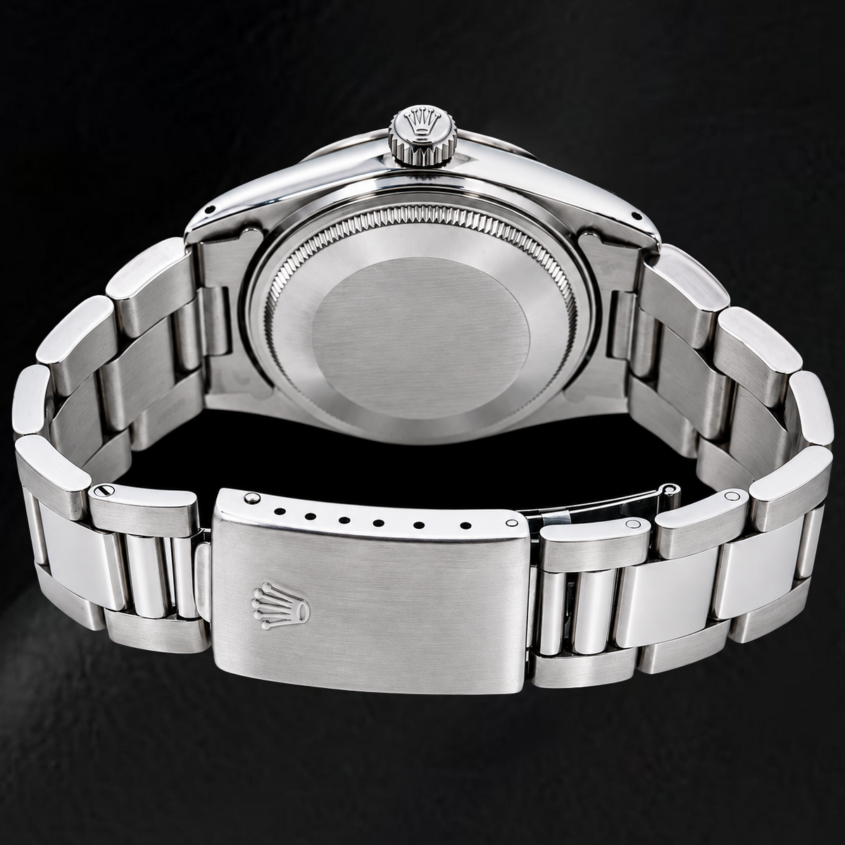 Rolex Datejust 16234 36mm Black Diamond Dial Stainless Steel Watch