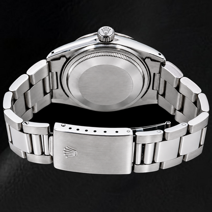 Rolex Datejust 16234 36mm Black Diamond Dial Stainless Steel Watch