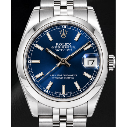 Rolex Datejust 178240 31mm Blue Luminous Dial Stainless Steel Watch