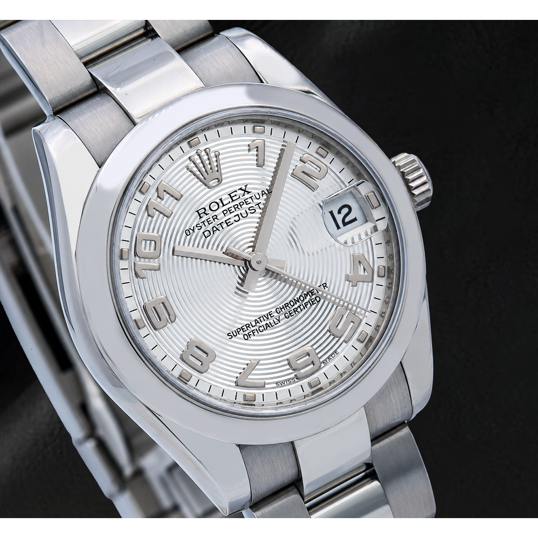 Rolex Datejust 178240 31mm Silver Arabic Dial Stainless Steel Watch