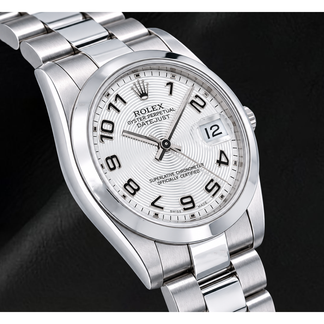 Rolex Datejust 178240 31mm Silver Arabic Dial Stainless Steel Watch