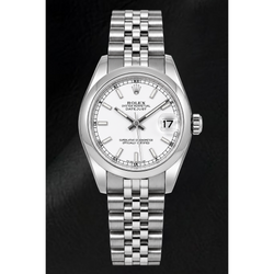 Rolex Datejust 178240 31mm White Luminous Dial Stainless Steel Watch