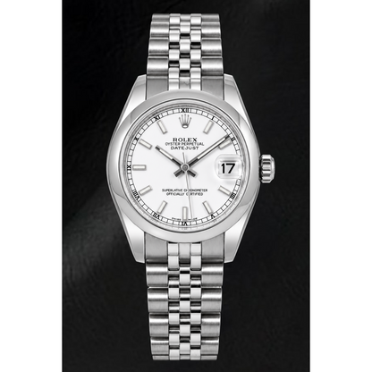 Rolex Datejust 178240 31mm White Luminous Dial Stainless Steel Watch