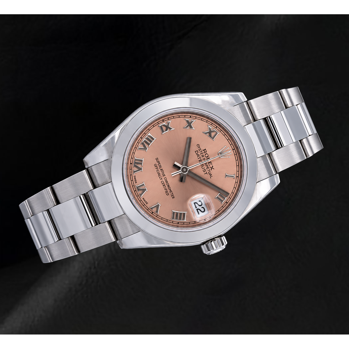 Rolex Datejust 178240 Salmon Roman Dial 31mm Stainless Steel Watch