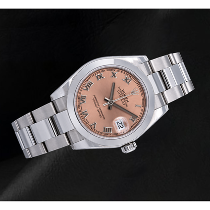 Rolex Datejust 178240 Salmon Roman Dial 31mm Stainless Steel Watch