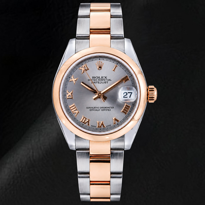 Rolex Datejust 178241 31mm Gray Roman Dial Two Tone Watch