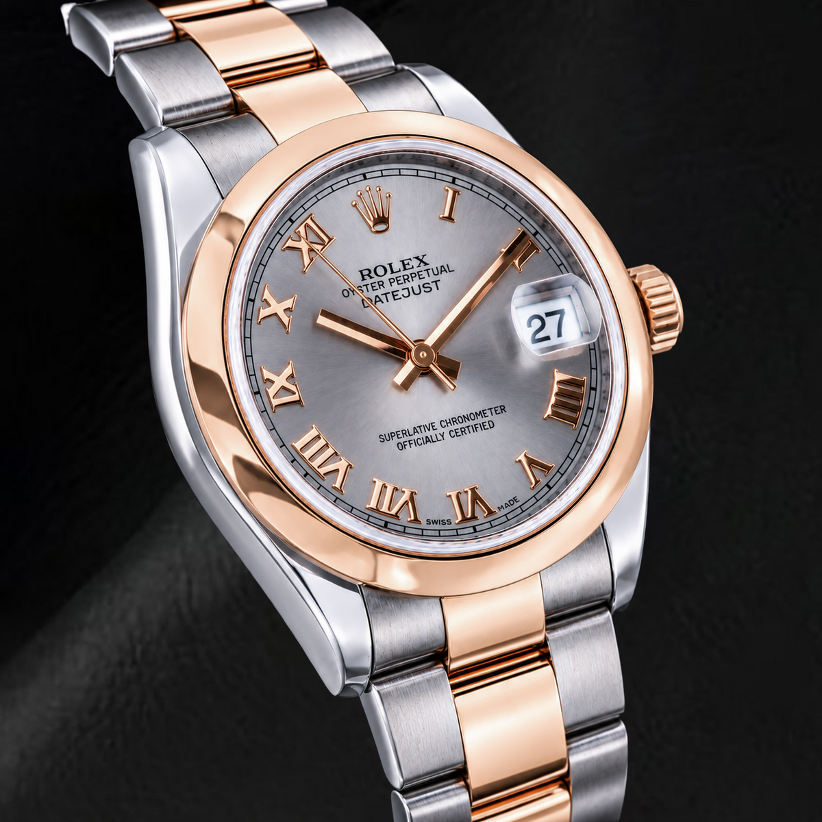 Rolex Datejust 178241 31mm Silver Roman Dial Two Tone Watch