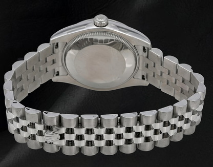 Rolex Datejust 178344 31mm White Mother of Pearl Roman Dial Stainless Steel Jubilee Bracelet Watch